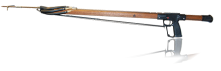 AB Biller Wood Mahogany Special Spear Gun Spearfishing Kit, 36
